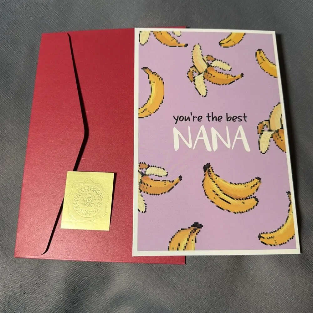 Your The Best Nana Greeting Card with Envelope -K